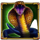 egyptian rebirth hold and hit golden cobra symbol icon