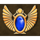 egyptian wild blue symbol icon