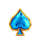 electric chip extreme spade symbol icon