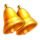 electro coin link bells symbol icon