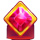 electro coin link red gemsymbol icon
