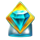 electro coin link sky gem symbol icon