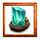 elemental deluxeways crystal green symbol icon