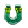 emerald bisons prizematch horseshoe symbol icon