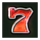 emerald bounty 7s hold and win seven red symbol icon