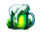emerald king wheel of wealth drink symbol icon