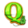 emerald king wheel of wealth q symbol icon