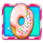emotional damage donut symbol icon