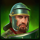 empire gold hold and win green soldier symbol icon
