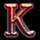 enchanted waysfecta k letter symbol icon