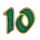 endless fortune number 10 symbol icon
