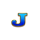 endorphina around the world j letter symbol icon