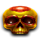 endorphina dia de los muertos yellow skull symbol icon