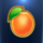 epic joker orange symbol icon