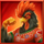 esc football fever rooster symbol icon