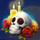 esqueleto mariachi skull symbol icon