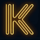 everybodys jackpot k letter symbol icon