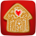 evil dozen low red house symbol icon