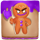 evil dozen purple gingerbread symbol icon
