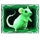 evil wizard cat green mouse symbol icon