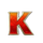 experi mental k symbol icon