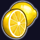 extremely hot lemon symbol icon