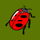 eyecon secret garden lady bug symbol icon