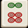 fa fa mahjong 6 symbol icon