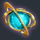 fae legend warrior blue gemstone symbol icon