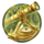 fair wind gold telescope symbol icon