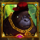 fancy jungle gorilla symbol icon