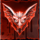 fang and fortune bat head symbol icon
