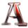 fang and fortune letter a symbol icon