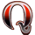 fang and fortune letter q symbol icon