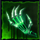 fang and fortune skeletal hand symbol icon