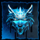 fang and fortune wolf head symbol icon