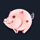 farm charm pig symbol icon
