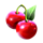 fast fruits doublemax cherry symbol icon