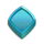 fat banker blue diamond symbol icon