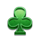 fat banker green club symbol icon
