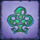 fat drac green club symbol icon
