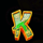 fat panda k symbol icon