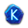 fate of fortune k letter symbol icon