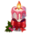 father christmas candle symbol icon