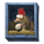 feasting fox chicken blue symbol icon