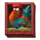 feasting fox chicken red symbol icon