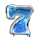 festive xmas 7s 7blue symbol icon