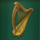 fields of clover white harp symbol icon