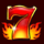 fiery sevens 7 symbol icon