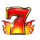 fiery sevens exclusive seven symbol icon